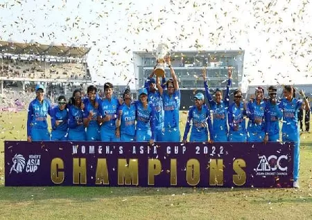 India Women Won The 2022 Asia Cup Title India Women Won The 2022 Asia Cup Title - Sports
