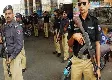 5 militants, 4 victims, including rangers and policemen, were slain in the Karachi attack