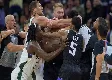 Brook Lopez and Trey Lyles were ejected after late incident in the Bucks-Kings game