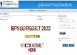 IBPS SO Mains Result 2022- 23: released at ibps.in, direct link here