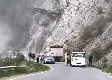 Massive Landslide In Peru, Boulders Fall Inches Away From Cars