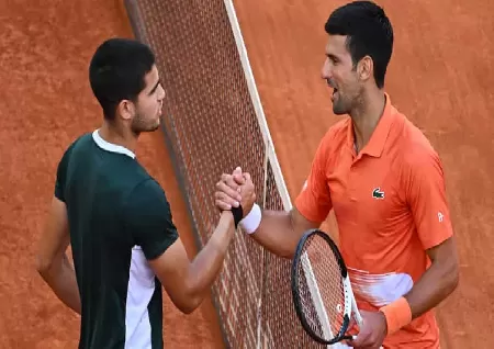 Carlos Alcaraz Is The Player To Beat On Clay, Says Djokovic