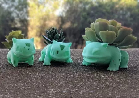 Fan Of Pokemon Creates Cute Bulbasaur Planter