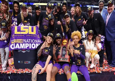 LSU Tigers Claim First NCAA Womens Basketball Championship